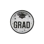 Fun Express 7 1/4" Silver Way To Go Grad Disposable Paper Dessert Plates - 25 Ct New. Price: $20.21.