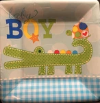 171 Pc Blue Boys Amscan Ahoy Baby Shower Party Paper Napkins Plates Tablecloth New. Price: $7.75.