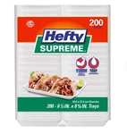 Hefty Supreme Foam Charola Trays, 6.5" X 8.625" 200 Ct. Free Shipping!!!!!! New. Price: $29.99.