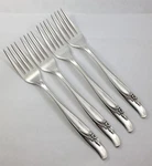 International Exquisite Silverplate Rogers 1957 Silverware Dinner Forks 1/4" Used. Price: $20.39.