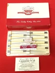 Briddell Carvel Hall Steak Knives Fine Cutlery Original Case Vtg - Set Of 8 Used. Price: $59.95.