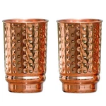 Hammered Pure Copper Tumblers Set Of 2, Unlined, Uncoated And Lacquer Free ... New. Price: $26.23.