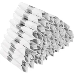 Goodluck 50 Pack Pre Rolled Plastic Silverware, Wrapped Cutler... New. Price: $43.96.