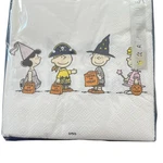Peanuts Charlie Brown Halloween Napkins 40 Count Graphique 3 Ply Cocktail New 5. Price: $12.71.