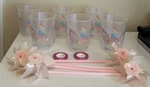 5 Amscan Unicorn Kids Birthday Party Favor 16OZ Plastic Cups 4 Pinwheels Ribbon Open. Price: $22.99.