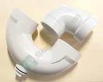 Nibco Set Of 4807-2 4878 2" P-trap PVC-1 W/ Cleanout, 90 Elbow New. Price: $20.00.