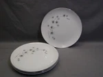 4 Platinum Starburst Creative Fine China 9-1/2" Dinner Plates Used. Price: $29.99.
