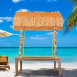 Auihiay Tiki Hut, Kit Includes Reusable Bar, Luau Party Flo... New. Price: $86.36.