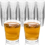 1 Oz Shot Glasses, 80 Hard Clear Plastic Cup, Disposable Party Cups, Min New. Price: $10.07.