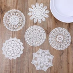 Aozuo 6PCS White Vintage Crochet Doilies, Inch Round Lace 15CM/5.9IN, New. Price: $12.10.