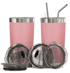Bluepeak Double Wall Stainless Steel Vacuum Insulated Tumbler Set, 2-PACK New. Price: $29.99.