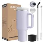 Murricon 40 Oz Tumbler With Handle Straw,reusable Ounces, Orchid New. Price: $30.29.