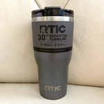 Rtic 30OZ Essential Tumbler With Lid Ceramic Lined Insulated Graphite - New. Price: $29.99.