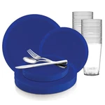 Light Blue Flat Round Disposable Plastic Dinnerware Value (60 Settings) New. Price: $183.62.