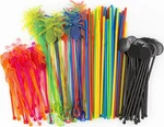 Ultimate Bar Caddy Assorted Swizzle Sticks, Disposable Flexible Straws (2 Siz... New. Price: $27.20.