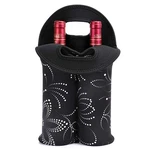 Hipiwe Carrier Tote Bag Two Bottle Insulated Neoprene Wine/water Hol. Price: $17.98.