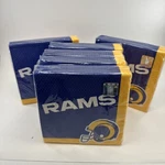 Lot Of Packs 36 2 Ply Napkins Los Angeles Rams Nfl Football Party Supplies New. Price: $21.18.