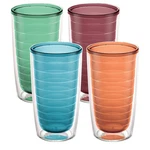 Tervis Clear & Colorful Tabletop Made In Usa Double 16OZ - 4PK, Assorted New. Price: $68.04.