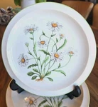Vtg Set Of 5 Wild Daisy Porcelain Salad Plates Royal Domino Japan 1970'S Green Used. Price: $29.99.