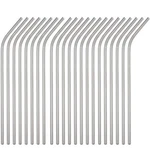 Brightbuy Set Of Stainless Steel Straws 48PC-265*6MM-ALL Bent, Silver New. Price: $26.62.