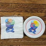 Vintage American Greetings My Pet Monster 7 Dessert Paper Plates & 16 Napkins New. Price: $14.99.