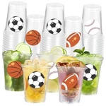 Vdesfueby 50PCS Sports Party Decoration Cups, 12OZ Plastic Disposable New. Price: $28.86.