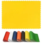 Paper Placemats For Dining Table Disposable Scalloped Edges 50, Yellow New. Price: $13.35.