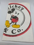 Mickey Mouse Walt Disney Company Vintage Table Cover Paper 54" X 104" Read Used. Price: $24.00.