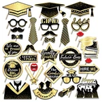 30 Pcs Graduation Party Photo Booth Props Supplies 2025 Decor Yellow New. Price: $17.53.