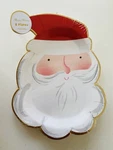 New Meri Jolly Santa Claus Christmas Holiday Paper Disposable Plates. Price: $16.00.