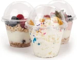 Golden Apple, 9OZ-25SETS. Clear Plastic Cups With No Holes Dome Lids New. Price: $20.89.