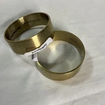 B- Bloomingville Round Napkin Rings Brass Finished Metal Set Of 2 New. Price: $10.00.