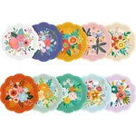 100 Pack Vintage Floral Party Plates Disposable 9 Inch, Elegant... New. Price: $36.97.