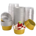 Best Deayou 100-PACK Aluminum Foil Baking Cups With Lids 5OZ Disposable Muffin New. Price: $28.15.