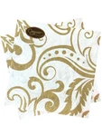 Caspari Paper Luncheon Napkins, Gold Filigree - 2 Packs (7361L) New. Price: $10.50.