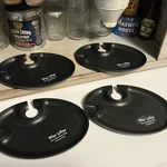Set Of 4 Prodyne Polypropylene "wine Dine" Plates, Black New. Price: $19.80.