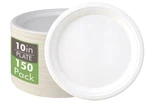 150 Pack Compostable Disposable Paper Plates White 10 In Round New. Price: $32.99.