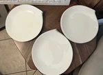 Villeroy And Boch Flow Dinner Set Of 6 11.25 By 10.5 Inch Porcelain Used. Price: $120.00.