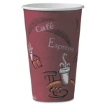 Solo Company Bistro Design Hot Drink Cups, Paper, 16OZ, Maroon, 300/CARTON New. Price: $68.04.