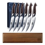 Hoshanho 4.5IN Steak Knives Set Of 6 Serrated Knife & 12" Magnetic Strips New. Price: $98.99.