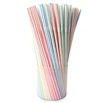 Disposable Plastic Straws 1200PCS 5MM Thick, 210MM Long Reusable New. Price: $10.05.