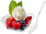 100 Pack 5 Oz Mini Dessert Cups With Spoons - Plates Disposable New. Price: $24.71.