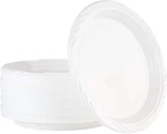 100 Count 10-INCH Elegant Disposable White Plastic Dinner Plates For Every Oc... New. Price: $42.49.