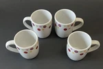 Pampered Chef Simple Additions Coffee Mug Set 4 Dots 8 Oz Tea Cup X 3.25 Used. Price: $16.00.
