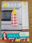 Pioneer Woman Tea Towel Crochet Kit Red Plaid Yellow Flowers Floral New. Price: $9.59.
