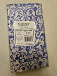 New Gibson Creative Papers 3-PLY Dinner Napkins Blue Scroll Set 16 TW8-3663LT. Price: $12.99.
