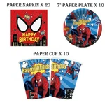 Spiderman Happy Birthday Plate Napkin Cup Tableware Kids Party Decorations Uk New. Price: $13.43.