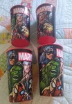 Marvel 18 Oz. Plastic Cups Party Favor, Set Of 4, Hulk/thor/spiderman More New. Price: $19.60.