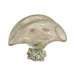 Murano Glass Crystal Cocktail Bar Napkin Holder Silver Base Made Italy Dining Used. Price: $44.97.