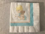 Precious Moments 16 Paper Napkins 13" Square Vintage 1989 Hallmark New. Price: $8.50.